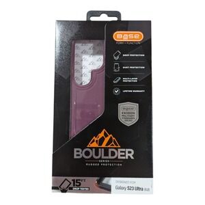 H3. Base Boulder Rugged‎ Series Case For Samsung Galaxy S23 Ultra - Purple